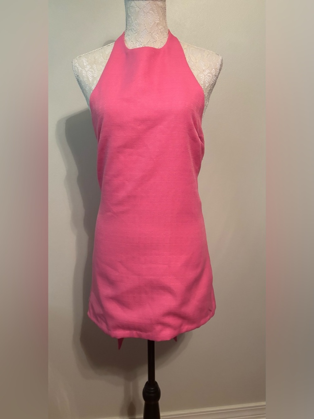 glam Hot Pink Party Dress